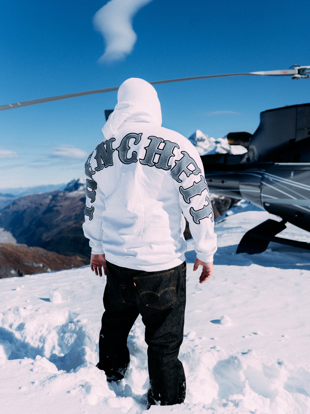 Backrocker Hood White & Grey