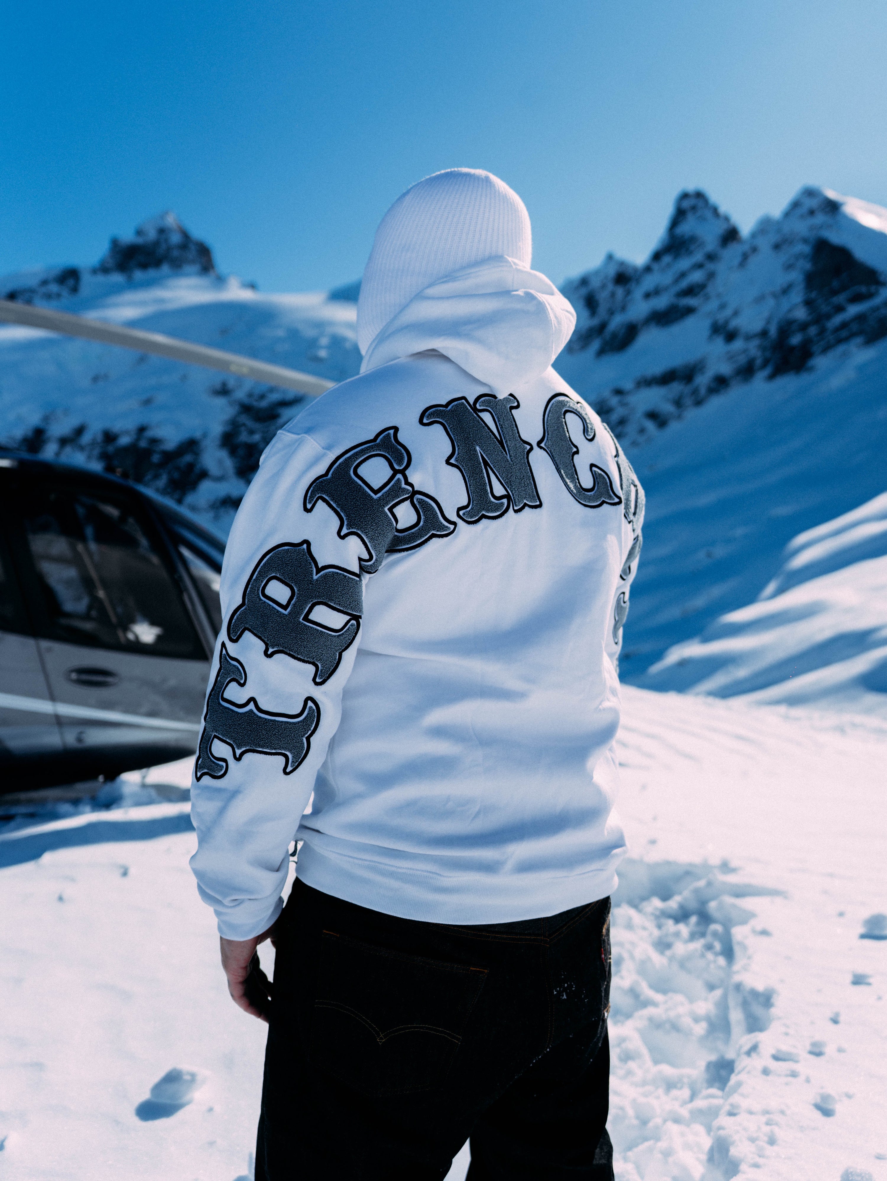 Backrocker Hood White & Grey