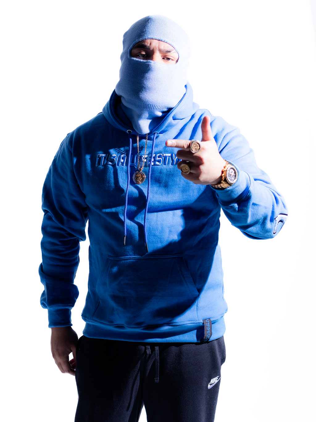 Backrocker Hood Baby Blue