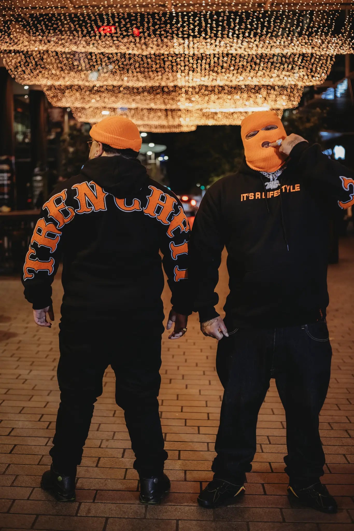 Backrocker Hood Black & Orange