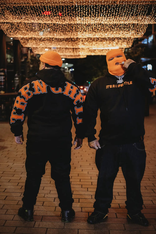 Backrocker Hood Black & Orange