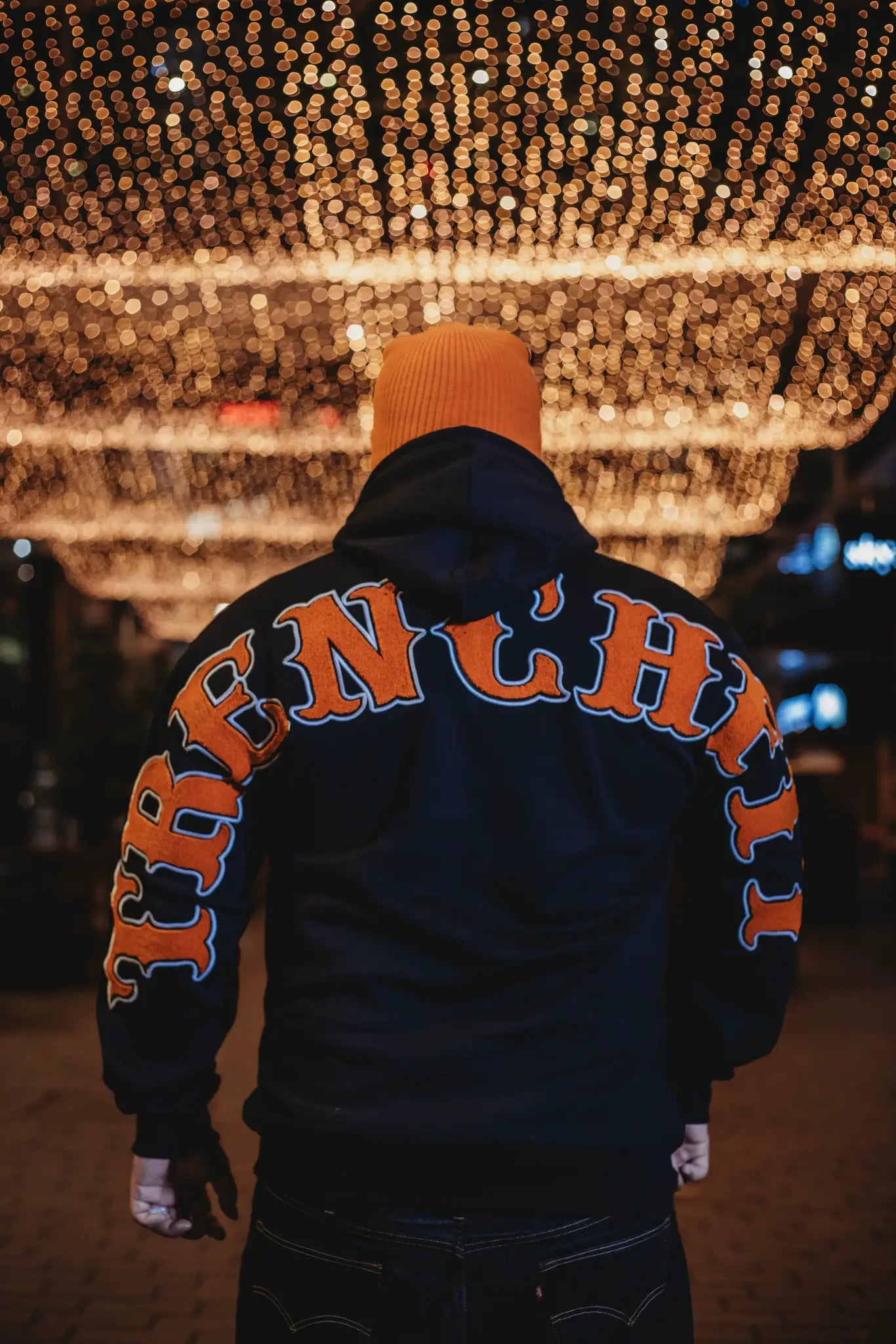 Backrocker Hood Black & Orange